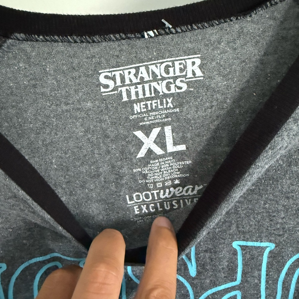 Stranger Things Graphic Raglan Tee - Picture 4 of 4